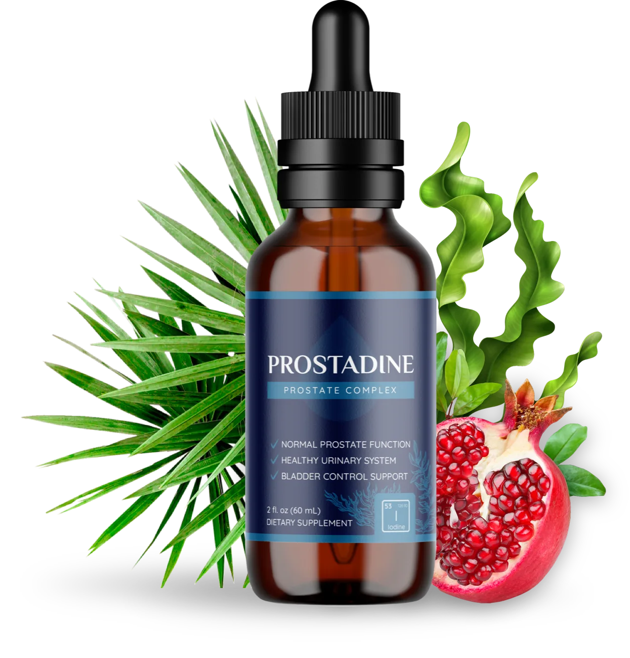 Prostadine bottles — official product packaging