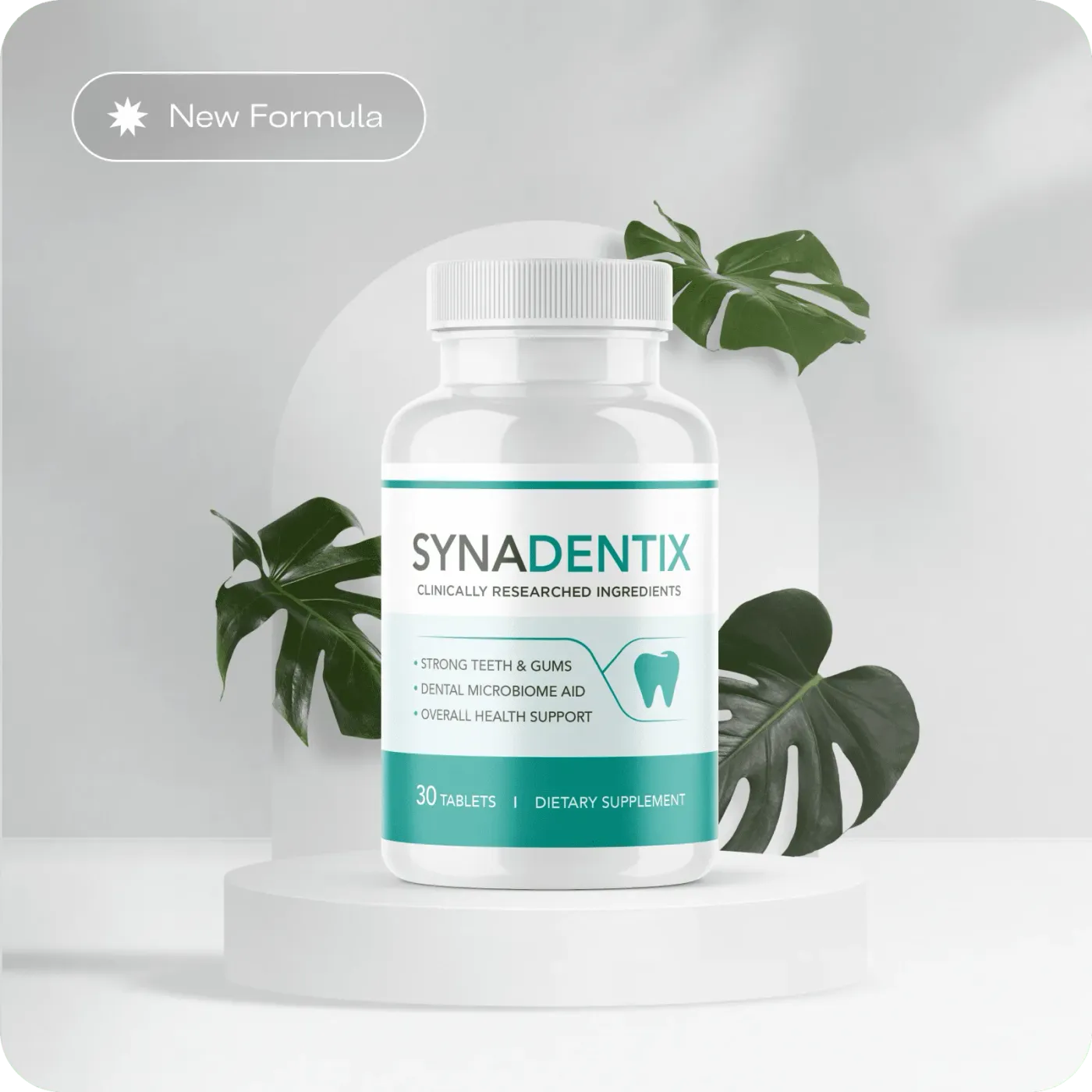 Synadentix bottles — official product packaging